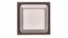 Napęd przycisku 25x25mm biały bez samopowrotu z podświetleniem Q25LTR-WS 087232